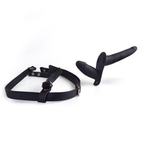 Cintura doppio fallo strap-on Black Cintura doppio fallo strap-on Black