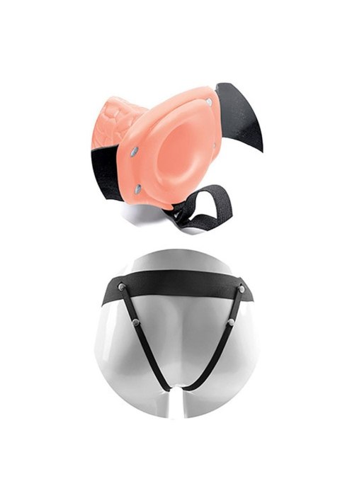 Proteza-FALLO STRAP ON CAVO REAL RAPTURE 8 FLESH WITH BALLS Proteza-FALLO STRAP ON CAVO REAL RAPTURE 8 FLESH WITH BALLS