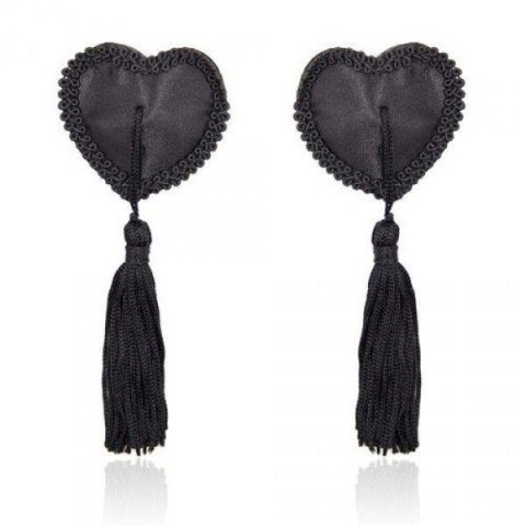 Bielizna-Heart Nipples Tassels BLACK Bielizna-Heart Nipples Tassels BLACK