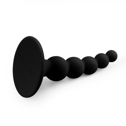 Lure me Beaded Anal Plug Black Lure me Beaded Anal Plug Black