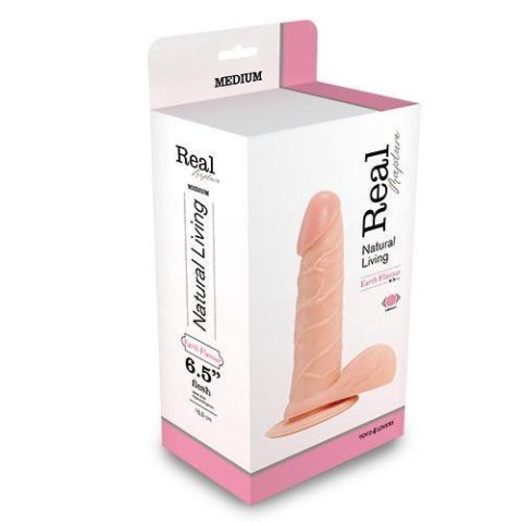 Wibrator-REALISTIC VIBRATOR REAL RAPTURE FLESH 6.5"""""""""""""""" Wibrator-REALISTIC VIBRATOR REAL RAPTURE FLESH 6.5""""""""""""""""