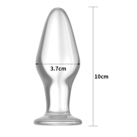4.3"" Glass Romance Clear 4.3"" Glass Romance Clear
