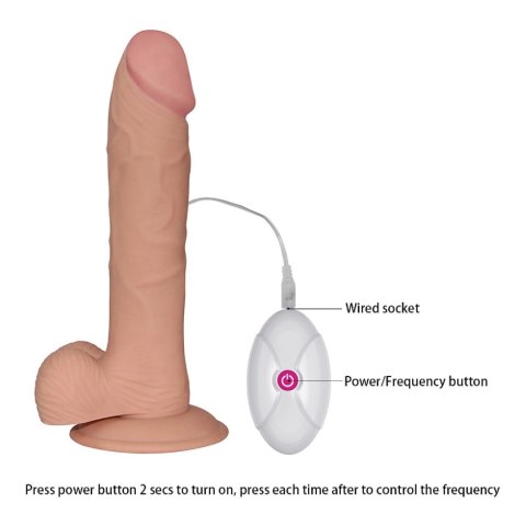 9"" The Ultra Soft Dude Vibrating