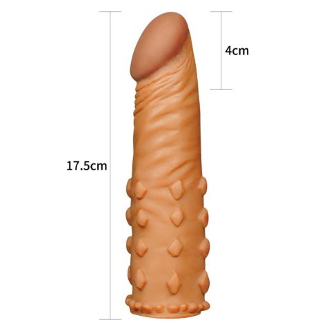Add 2"" Pleasure X Tender Penis Sleeve Brown Add 2"" Pleasure X Tender Penis Sleeve Brown