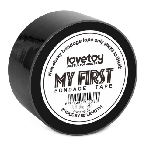 My First Non Sticky Bondage Tape Black My First Non Sticky Bondage Tape Black