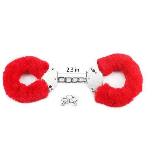 Fetish Pleasure Fluffy Handcuffs Red Fetish Pleasure Fluffy Handcuffs Red