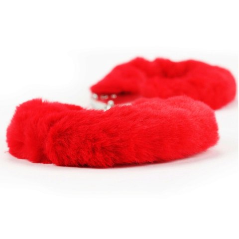 Fetish Pleasure Fluffy Handcuffs Red Fetish Pleasure Fluffy Handcuffs Red