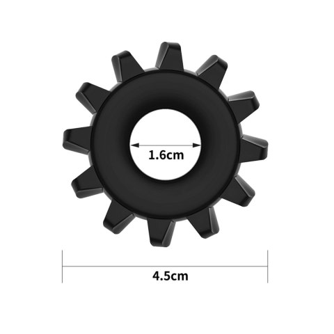 POWER PLUS Cockring Black POWER PLUS Cockring Black