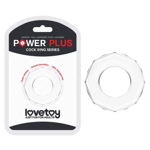 POWER PLUS Cockring Clear POWER PLUS Cockring Clear