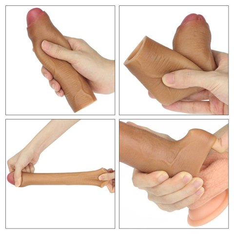 Add 1"" Revolutionary Silicone Nature Extender Uncircumcised Add 1"" Revolutionary Silicone Nature Extender Uncircumcised