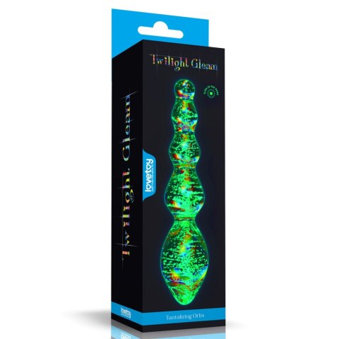 Glow-in-the-dark Twilight Gleam Glass Dildo Glow-in-the-dark Twilight Gleam Glass Dildo
