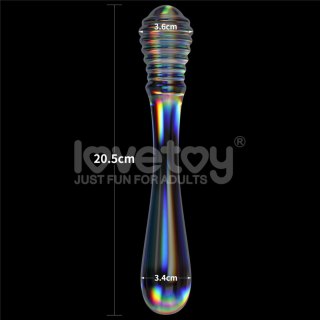 Twilight Gleam Glass Dildo