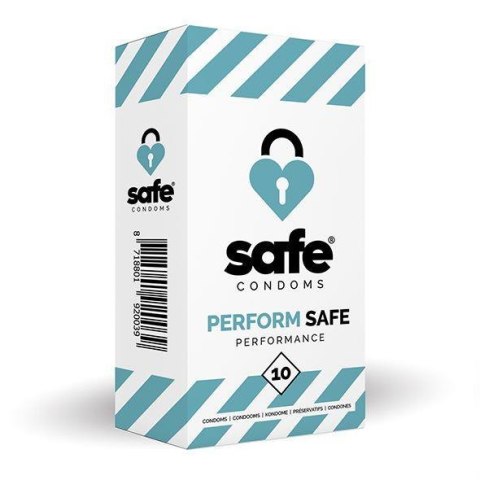 SAFE - Condoms Perform Safe Performance (10 pcs) SAFE - Condoms Perform Safe Performance (10 pcs)