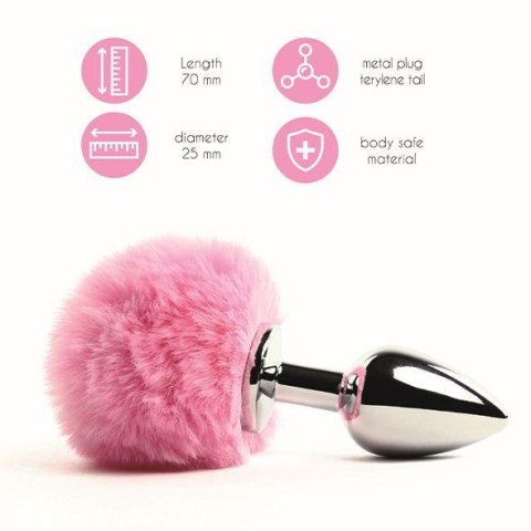 FeelzToys - Bunny Tails Butt Plug Pink FeelzToys - Bunny Tails Butt Plug Pink