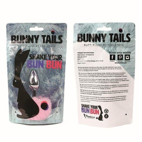 FeelzToys - Bunny Tails Butt Plug Pink FeelzToys - Bunny Tails Butt Plug Pink