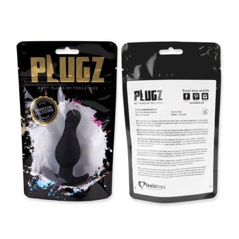 FeelzToys - Plugz Butt Plug Black Nr. 2 FeelzToys - Plugz Butt Plug Black Nr. 2
