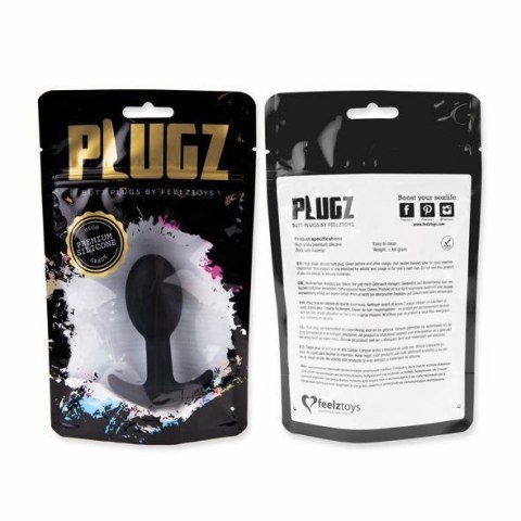 FeelzToys - Plugz Butt Plug Black Nr. 3