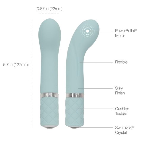 Pillow Talk - Racy Mini Massager Teal Pillow Talk - Racy Mini Massager Teal