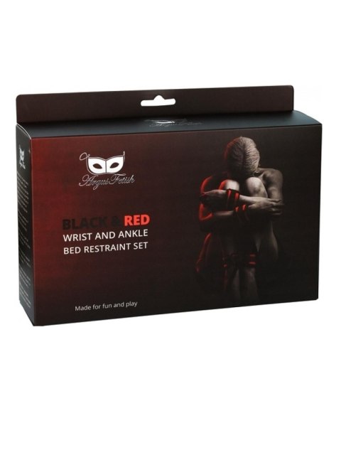 Red Wrist And Ankle Bed Restrain Red Wrist And Ankle Bed Restrain