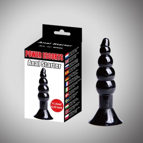 Anal starter black anal plug 11,5 cm Anal starter black anal plug 11,5 cm