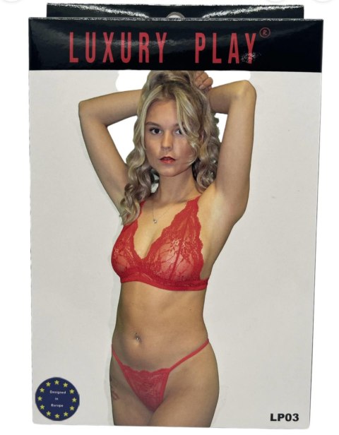 Bielizna-Luxury Play - Lingerie Set Small Red Bielizna-Luxury Play - Lingerie Set Small Red
