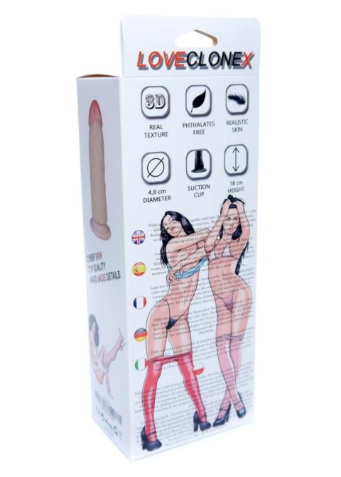 Dildo-KRATOS-LOVECLONEX 6"" Dildo-KRATOS-LOVECLONEX 6""