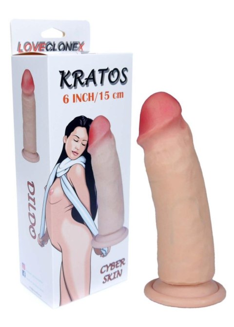Dildo-KRATOS-LOVECLONEX 6"" Dildo-KRATOS-LOVECLONEX 6""