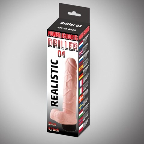 Driller 04 flesh 20 cm realistic vibrating Driller 04 flesh 20 cm realistic vibrating