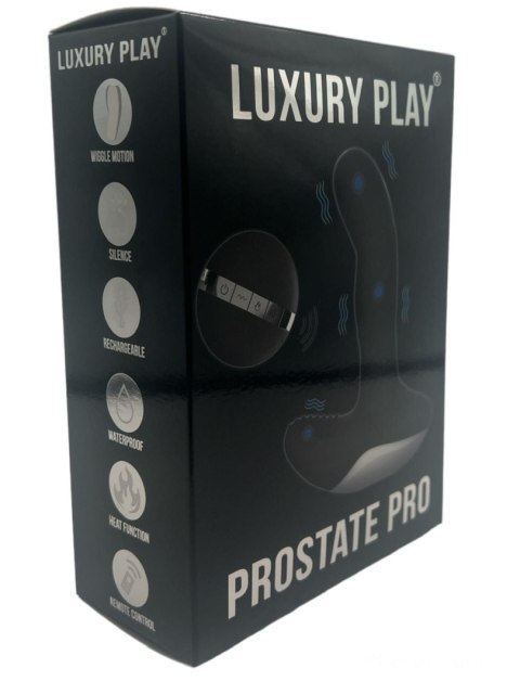 Luxury Play Prostate Stimulator - Silicone Usb Massager - 7 Function - Pulsator - Heating - Black Luxury Play Prostate Stimulator - Silicone Usb Massager - 7 Function - Pulsator - Heating - Black