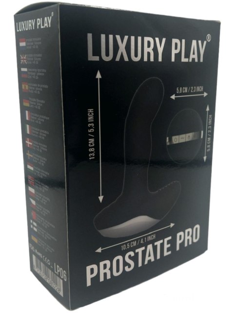 Luxury Play Prostate Stimulator - Silicone Usb Massager - 7 Function - Pulsator - Heating - Black Luxury Play Prostate Stimulator - Silicone Usb Massager - 7 Function - Pulsator - Heating - Black