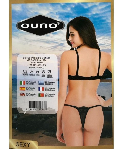 Ouno-Sexy Lingerie Set 2 parts-L/XL-White Ouno-Sexy Lingerie Set 2 parts-L/XL-White