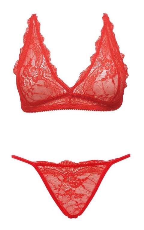 Ouno-Sexy Lingerie Set 2 parts-S/M-Red Ouno-Sexy Lingerie Set 2 parts-S/M-Red