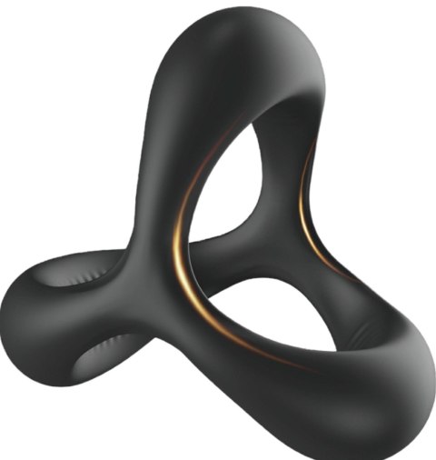 Ring- 3in1 Cockring Black Ring- 3in1 Cockring Black