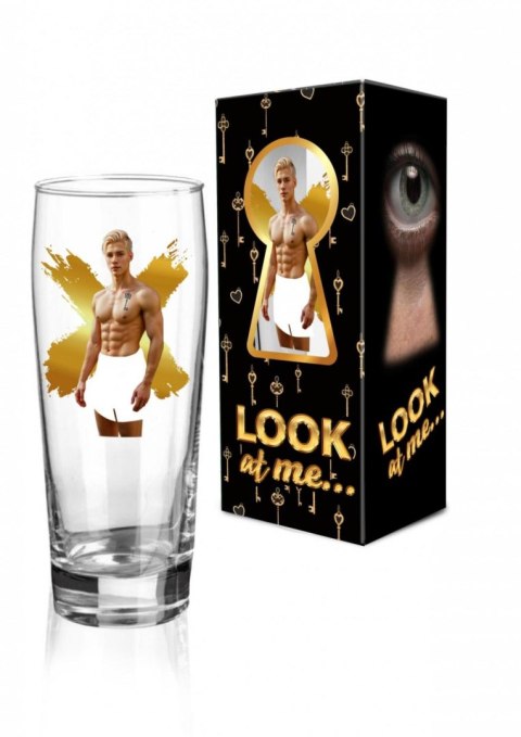LOOK AT ME - Szklanka do piwa 500 ml - Mężczyźni LOOK AT ME - Szklanka do piwa 500 ml - Mężczyźni