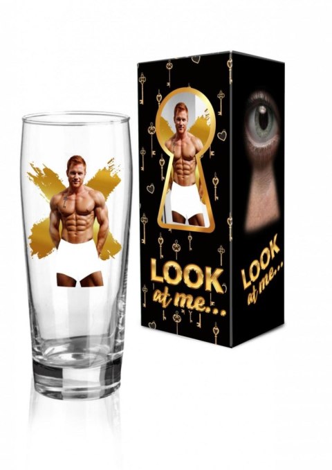LOOK AT ME - Szklanka do piwa 500 ml - Mężczyźni LOOK AT ME - Szklanka do piwa 500 ml - Mężczyźni