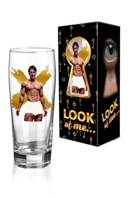 LOOK AT ME - Szklanka do piwa 500 ml - Mężczyźni LOOK AT ME - Szklanka do piwa 500 ml - Mężczyźni