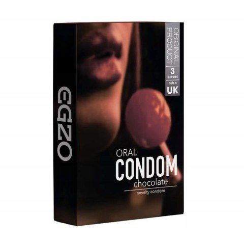 Prezerwatywy EGZO Oral condom CHOCOLATE 3pc Prezerwatywy EGZO Oral condom CHOCOLATE 3pc