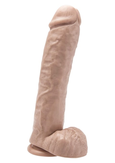 Dildo 11 inch with Balls Light skin tone Dildo 11 inch with Balls Light skin tone