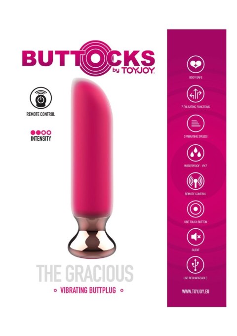 The Gracious Buttplug Fuchsia The Gracious Buttplug Fuchsia
