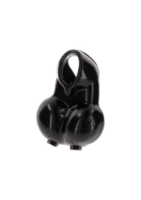 Penis Ring and Scrotum Holder Black Penis Ring and Scrotum Holder Black