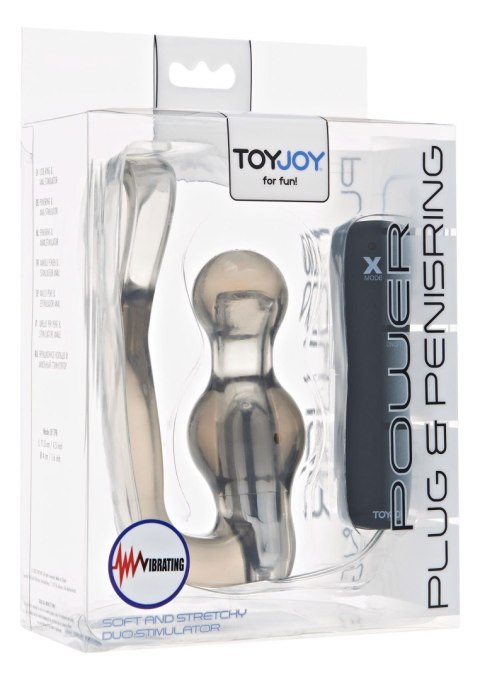 Power Plug & Penisring Vibr. Grey Power Plug & Penisring Vibr. Grey