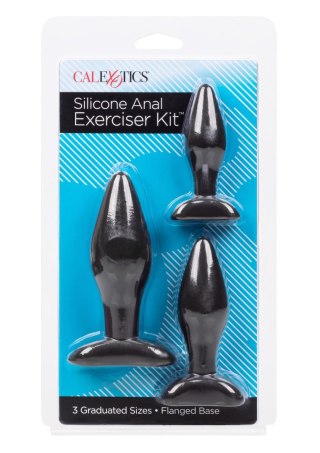 Silicone Anal Exerciser Kit Black