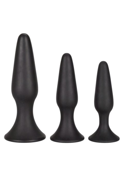 Silicone Anal Trainer Kit Black Silicone Anal Trainer Kit Black