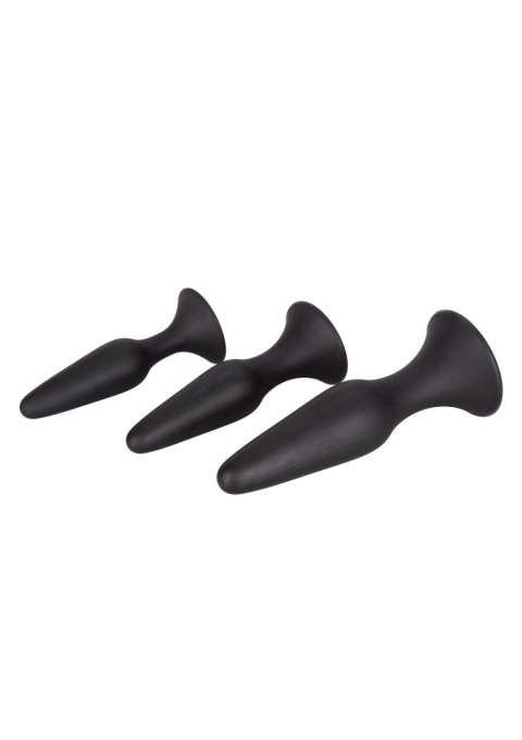 Silicone Anal Trainer Kit Black Silicone Anal Trainer Kit Black