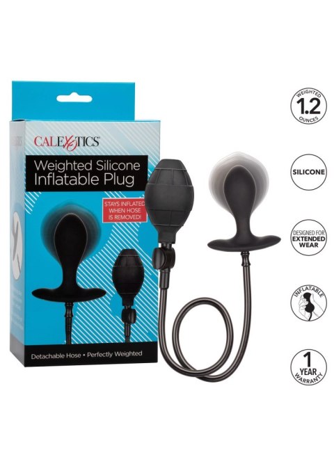 Silicone Inflatable Plug Black