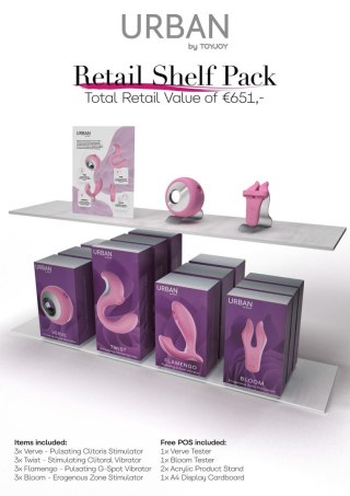 ToyJoy Urban FEMALE Shelf Pack Pink