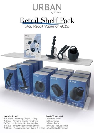 ToyJoy Urban MALE Shelf Pack Blue
