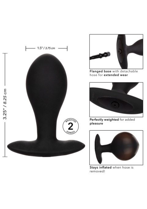 Weighted Inflatable Plug Large Black