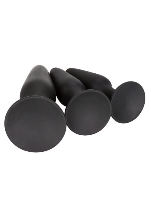 Silicone Anal Trainer Kit Black Silicone Anal Trainer Kit Black