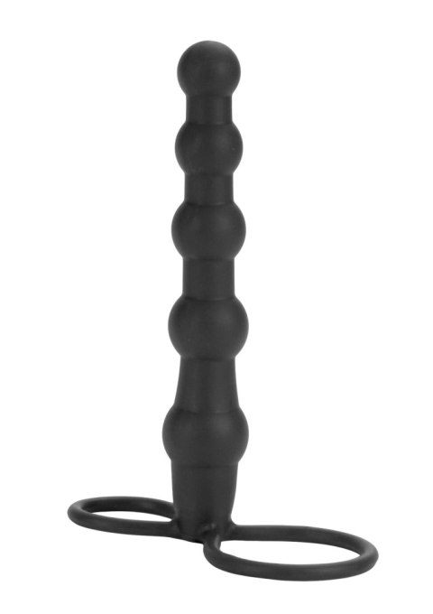 Silicone Beaded Double Rider Black Silicone Beaded Double Rider Black